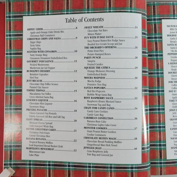 Leisure Arts Christmas Gifts of Good Taste Cookbooks Lot of 2 Savory Dessert VTG - Picture 7 of 13